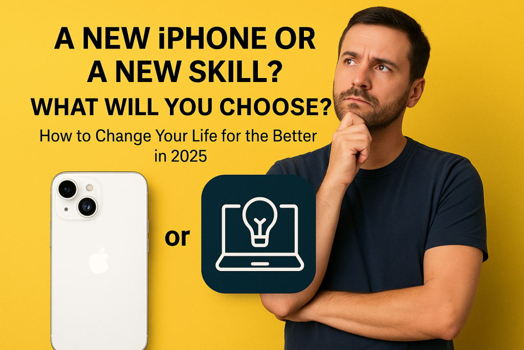 A New iPhone or a New Skill? What Will You Choose? How to Change Your Life for the Better in 2025